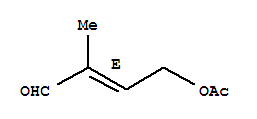 (E)-3-甲酰基丁-2-烯基乙酸酯