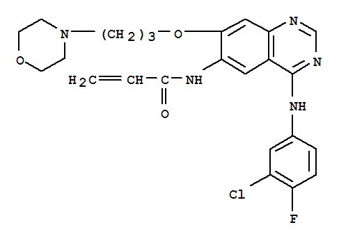 N-(4-((3-氯-4-氟苯基)氨基)-7-(3-吗啉代丙氧基)喹唑啉-6-基)丙烯酰胺