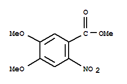 4,5-二甲氧基-2-硝基苯甲酸甲酯 243224