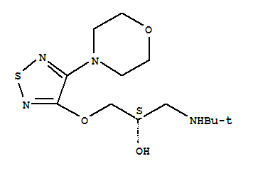 噻吗洛尔; (S)-1-(叔丁基氨基)-3-[(4-吗啉基-1,2,5-噻二唑-3-基)氧]-2-丙醇