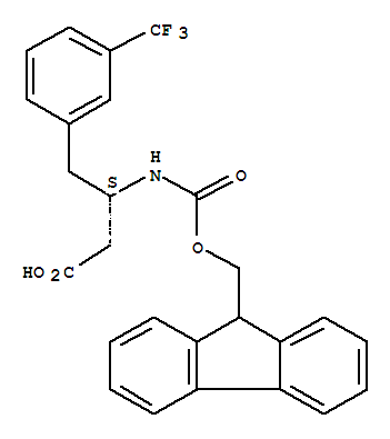 (S)-3-((((9H-芴-9-基)甲氧基)羰基)氨基)-4-(3-(三氟甲基)苯基)丁酸