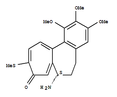 (7S)-7-氨基-1,2,3-三甲氧基-10-甲硫基-6,7-二氢-5H-苯并[g]庚搭烯-9-酮