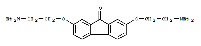 替洛隆; 梯洛龙; 2,7-双[2-(二乙基氨基)乙氧基]-9-芴酮