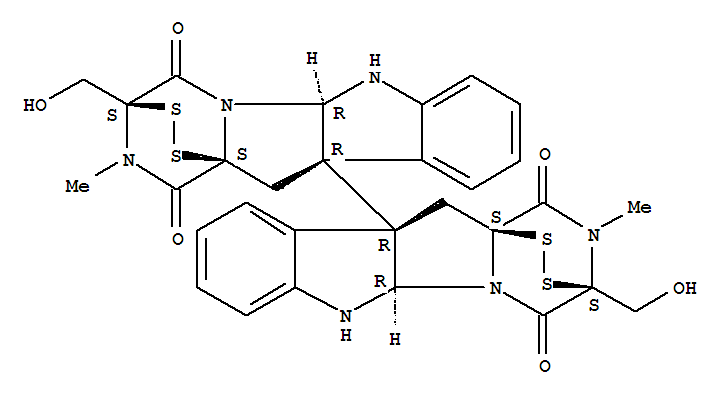 (3S,3′S,5aR,5′aR,10bR,10′bR,11aS,11′aS)-2,2′,3,3′,5a,5′a,6,6′-八氢-3,3′-双(羟甲基)-2,2′-二甲基[10b,10′b(11H,11′H)-双-3,11a-epidithio-11aH-吡嗪并[1′,2′:1,5]吡咯并[2,3-b]吲哚]-1,1′,4,4′-四酮