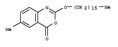 2-十六烷基氧代-6-甲基-4H-3,1-苯并恶嗪-4-酮