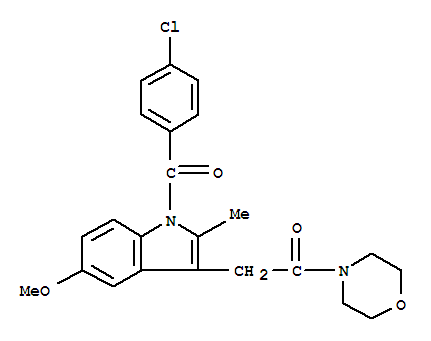 2-[1-(4-氯苯甲酰基)-5-甲氧基-2-甲基-1H-吲哚-3-基]-1-(4-吗啉基)乙酮