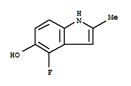 4-氟-5-羟基-2-甲基吲哚; 2-甲基-4-氟-5-羟基吲哚