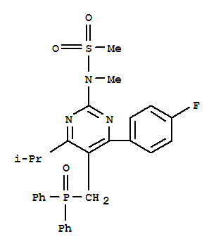 N-[5-(二苯基膦酰甲基)-4-(4-氟苯基)-6-异丙基嘧啶-2-基]-N-甲基甲磺酰胺
