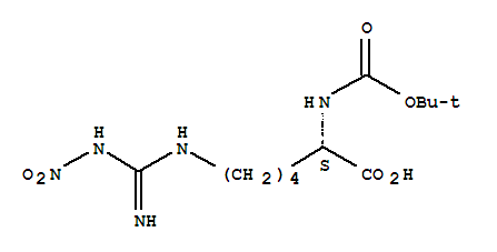 Boc-N'-硝基-L-高精氨酸; N-叔丁氧羰基-N'-硝基-L-高精氨酸