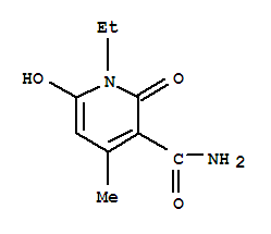 1-乙基-1,2-二氢-6-羟基-4-甲基-2-氧代-3-吡啶酰胺