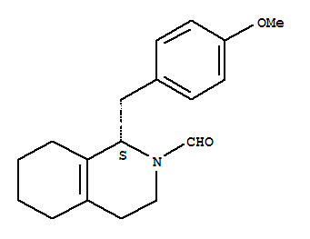 (S)-3,4,5,6,7,8-六氢-1-[(4-甲氧基苯基)甲基](1H)-异喹啉-2-甲醛