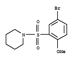 1-(5-溴-2-甲氧基苯基磺酰)哌啶