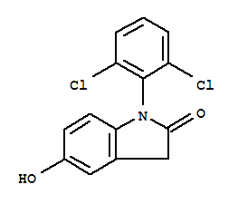 1-(2,6-二氯苯基)-1,3-二氢-5-羟基-2H-吲哚-2-酮