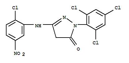 1-(2，4，6-三氯苯基)-3-(2-氯-5-硝基苯胺基)-5-吡唑酮