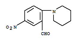 5-硝基-2-哌啶苯甲醛