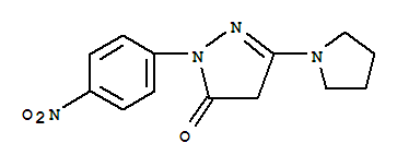1-(对硝基苯基)-3-(1-吡咯烷基)-5-吡唑酮