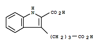 3-(4-羟基-4-氧代丁基)-1H-吲哚-2-羧酸