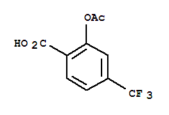 2-乙酰氧基-4-三氟甲基苯甲酸