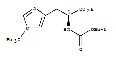 N-Boc-N'-三苯甲基-L-组氨酸; N-叔丁氧羰基-N'-三苯甲基-L-组氨酸
