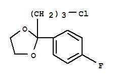 2-(3-氯丙基)-2-(4-氟苯基)-1,3-二氧戊烷