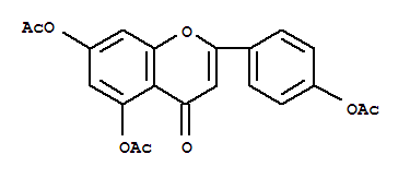 [7-乙酰氧基-2-(4-乙酰氧基苯基)-4-氧代苯并吡喃-5-基]乙酸酯