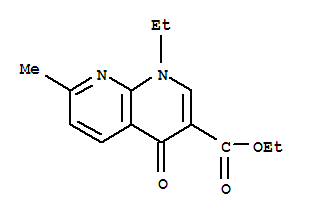 乙基1-乙基-7-甲基-4-氧代-1,8-萘啶-3-羧酸酯