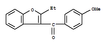 2-乙基苯并呋喃-3-基 4-甲氧基苯基甲酮
