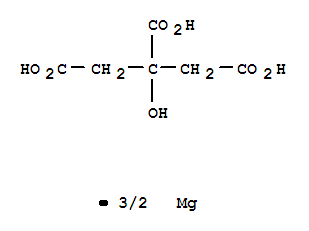 2-羟基-1,2,3-丙三羧酸镁盐