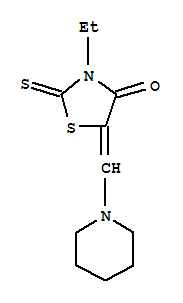 (5Z)-3-乙基-5-(哌啶-1-基亚甲基)-2-硫代-1,3-噻唑烷-4-酮