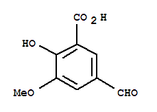 5-甲酰基-2-羟基-3-甲氧基苯甲酸