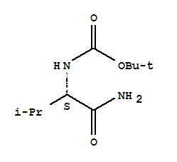 Boc-L-缬氨酰胺; N-叔丁氧羰基-L-缬氨酰胺