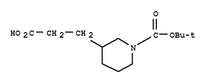 1-叔丁氧羰基-3-哌啶丙酸