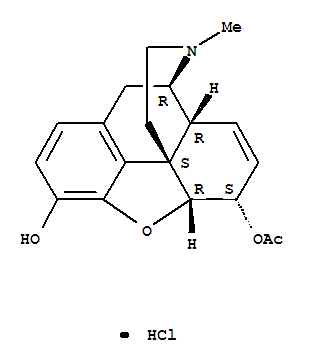7,8-二去氢-4,5-alpha-环氧-17-甲基-吗喃-3,6-alpha-二醇乙酸酯盐酸盐