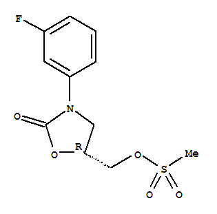 (5R)-3-(3-氟苯基)-5-[[(甲磺酰)氧]甲基]-2-恶唑烷酮