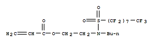2-丙烯酸-2-[丁基[(十七氟辛基)-磺酰基]-氨基]-乙基酯