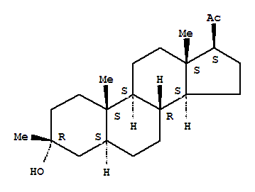 1-((3R,5S,8R,9S,10S,13S,14S,17S)-3-羟基-3,10,13-三甲基十六氢-1H-环戊二烯并[a]菲-17-基)乙酮
