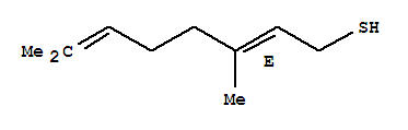 硫代香叶醇; (E)-3,7-二甲基-2,6-辛二烯-1-硫醇