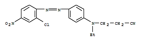 分散红 50; 3-[[4-[(2-氯-4-硝基苯基)偶氮]苯基]乙基氨基]丙腈