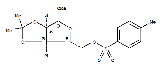 甲基 2,3-O-异丙叉-5-O-对甲基苯磺酰基-Β-D-呋喃核糖