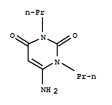 1,3-二丙基-6-氨基脲嘧啶; 6-氨基-1,3-二丙基-1H-嘧啶-2,4-二酮