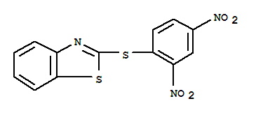 2-(2,4-二硝基苯基硫代)苯骈噻唑; 橡胶促进剂 DBM
