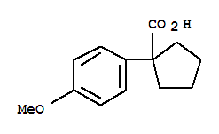 1-(4-甲氧基苯基)-1-环戊烷羧酸