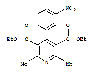 1,4-二氢-2,6-二甲基-4-(3-硝基苯基)-3,5-吡啶二羧酸二乙酯