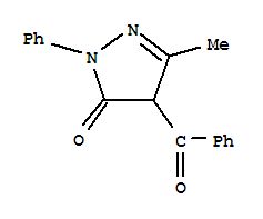 1-苯基-3-甲基-4-苯甲酰基-5-吡唑啉酮