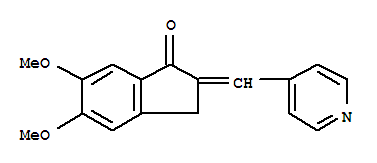 5,6-二甲氧基-2-（4-吡啶基）亚甲基-1-茚酮