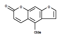 佛手苷内酯; 5-甲氧基补骨脂素; 4-甲氧基-7H-呋喃并[3,2-g]苯并吡喃-7-酮