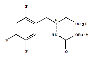 Boc-(R)-3-氨基-4-(2,4,5-三氟苯基)丁酸; (3R)-N-叔丁氧羰基-3-氨基-4-(2,4,5-三氟苯基)丁酸