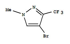 1-甲基-3-三氟甲基-4-溴-1H-吡唑 281525