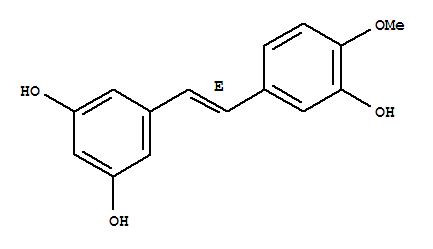 (E)-5-[2-(3-羟基-4-甲氧基苯基)乙烯基]-1,3-苯二酚
