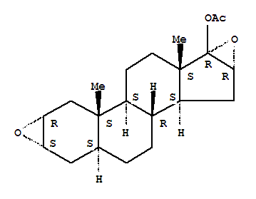 2a,3a,16a,17a-双环氧雄甾-17b-羟基5a-醋酸酯